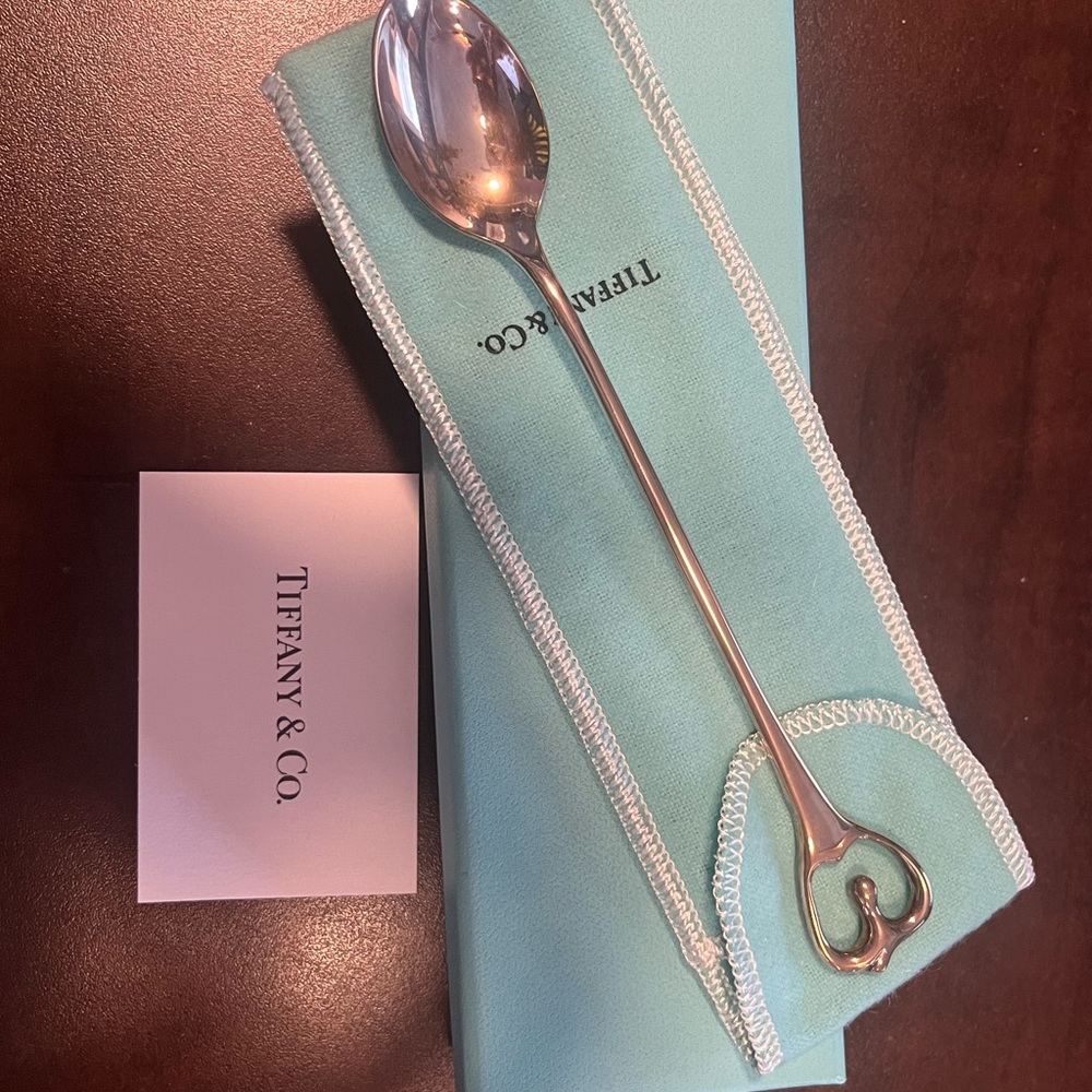 Tiffany & Co. Silver Apple Accent Spoon
